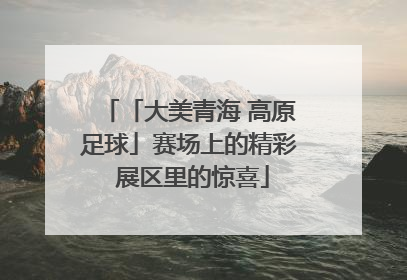 「大美青海 高原足球」赛场上的精彩 展区里的惊喜