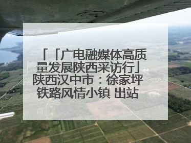 「广电融媒体高质量发展陕西采访行」陕西汉中市：徐家坪铁路风情小镇 出站就是景区