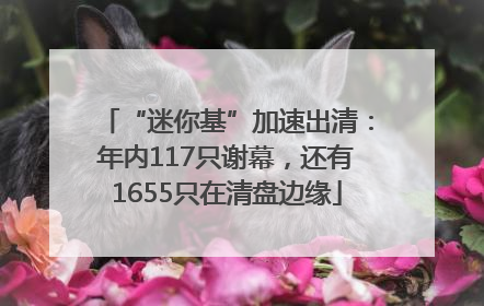 “迷你基”加速出清：年内117只谢幕，还有1655只在清盘边缘