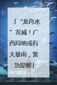 “龙舟水”发威！广西局地或有大暴雨，紧急提醒
