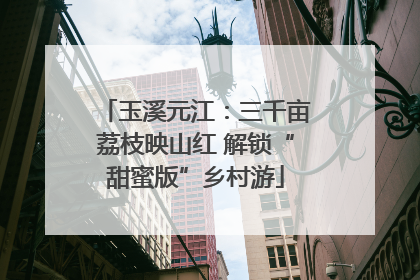 玉溪元江：三千亩荔枝映山红 解锁“甜蜜版”乡村游