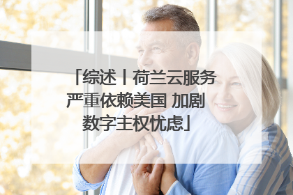 综述丨荷兰云服务严重依赖美国 加剧数字主权忧虑