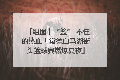组图丨“篮” 不住的热血！常德白马湖街头篮球赛燃爆夏夜