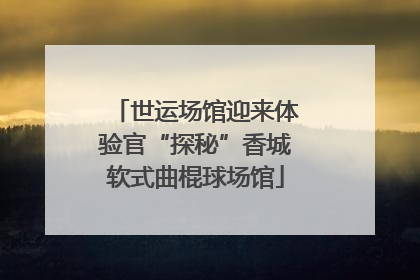 世运场馆迎来体验官“探秘”香城软式曲棍球场馆
