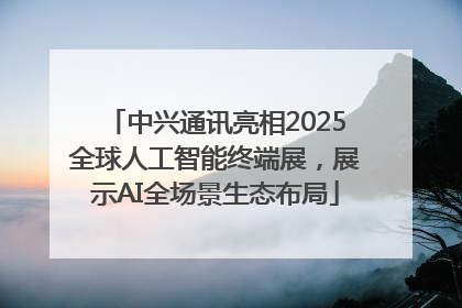 中兴通讯亮相2025全球人工智能终端展，展示AI全场景生态布局