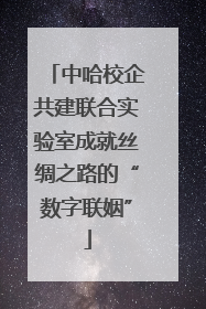 中哈校企共建联合实验室成就丝绸之路的“数字联姻”