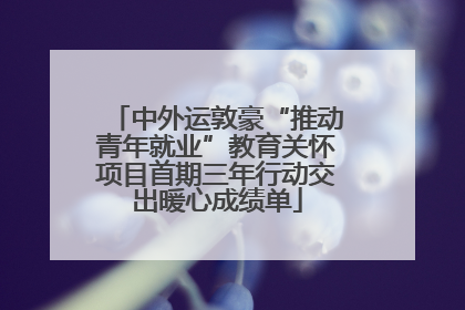 中外运敦豪“推动青年就业”教育关怀项目首期三年行动交出暖心成绩单