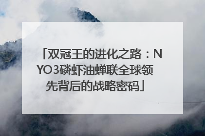 双冠王的进化之路：NYO3磷虾油蝉联全球领先背后的战略密码