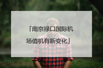 南京禄口国际机场值机有新变化
