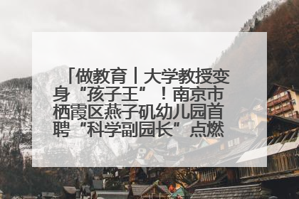 做教育︱大学教授变身“孩子王”！南京市栖霞区燕子矶幼儿园首聘“科学副园长”点燃萌娃科学梦