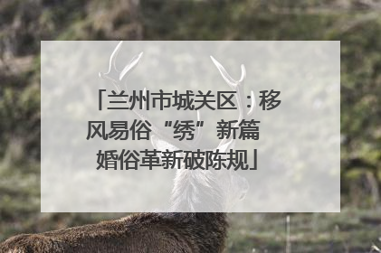 兰州市城关区：移风易俗“绣”新篇 婚俗革新破陈规