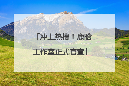 冲上热搜！鹿晗工作室正式官宣