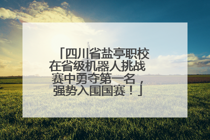 四川省盐亭职校在省级机器人挑战赛中勇夺第一名，强势入围国赛！