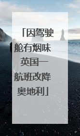 因驾驶舱有烟味 英国一航班改降奥地利