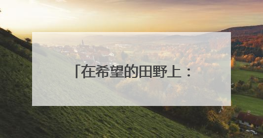 在希望的田野上：三夏时节丰收忙