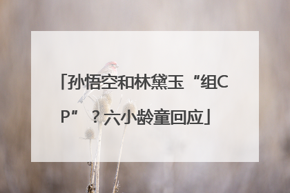 孙悟空和林黛玉“组CP”？六小龄童回应