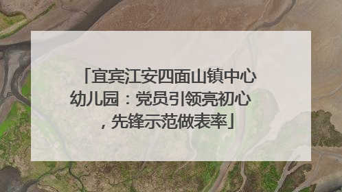 宜宾江安四面山镇中心幼儿园：党员引领亮初心，先锋示范做表率