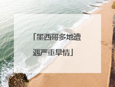 墨西哥多地遭遇严重旱情