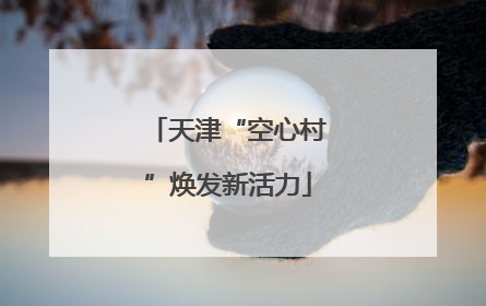 天津“空心村”焕发新活力