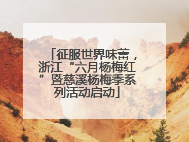 征服世界味蕾，浙江“六月杨梅红”暨慈溪杨梅季系列活动启动