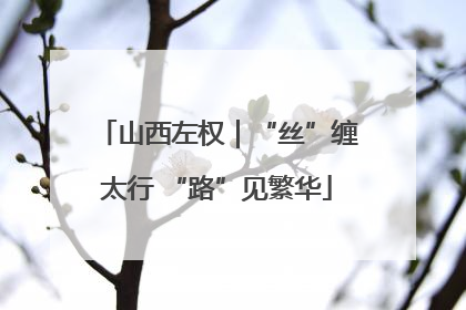 山西左权｜“丝”缠太行 “路”见繁华