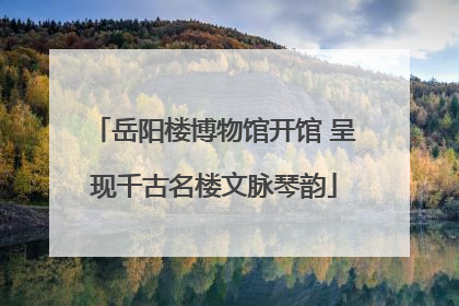 岳阳楼博物馆开馆 呈现千古名楼文脉琴韵