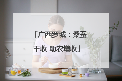 广西罗城：桑蚕丰收 助农增收