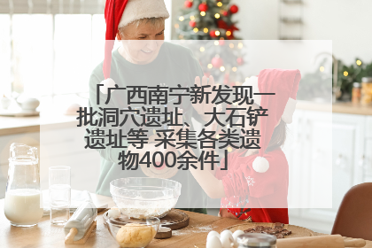 广西南宁新发现一批洞穴遗址、大石铲遗址等 采集各类遗物400余件
