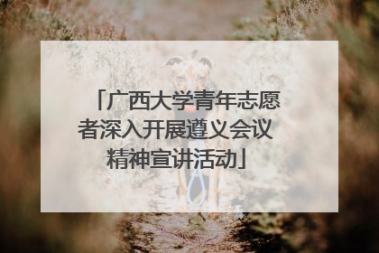 广西大学青年志愿者深入开展遵义会议精神宣讲活动
