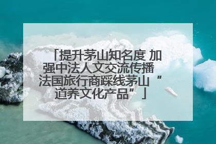 提升茅山知名度 加强中法人文交流传播 法国旅行商踩线茅山“道养文化产品”