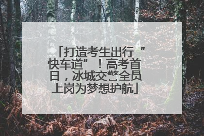 打造考生出行“快车道”！高考首日，冰城交警全员上岗为梦想护航