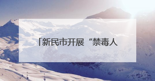 新民市开展“禁毒人人有责 反诈步步为营”主题宣传活动