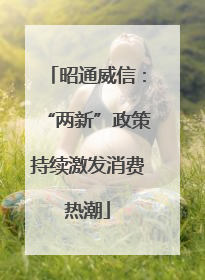 昭通威信：“两新”政策持续激发消费热潮