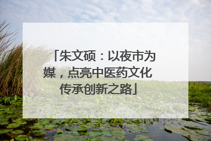 朱文硕：以夜市为媒，点亮中医药文化传承创新之路