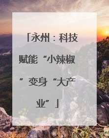 永州：科技赋能“小辣椒”变身“大产业”