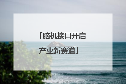 脑机接口开启产业新赛道