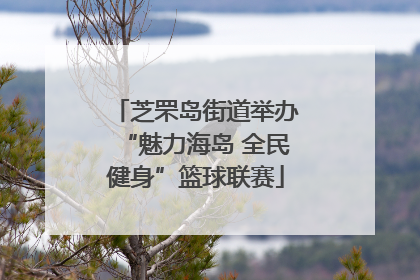 芝罘岛街道举办“魅力海岛 全民健身”篮球联赛