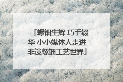 螺钿生辉 巧手缀华 小小媒体人走进非遗螺钿工艺世界