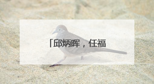 邱炳晖，任福建一地副县长、县公安局局长