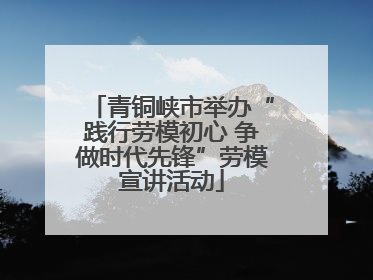 青铜峡市举办“践行劳模初心 争做时代先锋”劳模宣讲活动