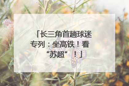 长三角首趟球迷专列：坐高铁！看“苏超”！