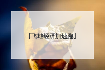 飞地经济加速跑