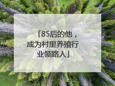 85后的他，成为村里养殖行业领路人