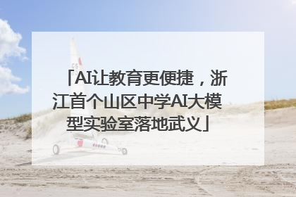 AI让教育更便捷，浙江首个山区中学AI大模型实验室落地武义
