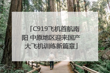 C919飞机首航南阳 中原地区迎来国产大飞机训练新篇章